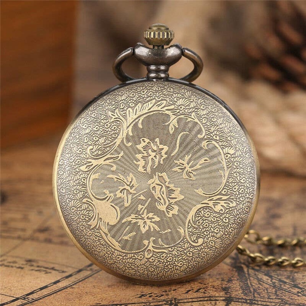Star Wars NEW Pocket Watch Antique Bronze Fan Gift Pendant Movie - Picture 4 of 6